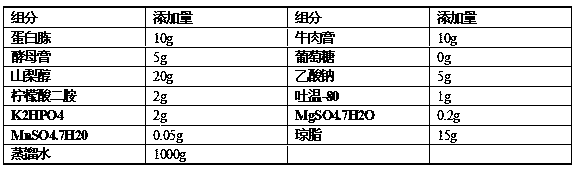 Specific culture medium for Lactobacillus plantarum and its application