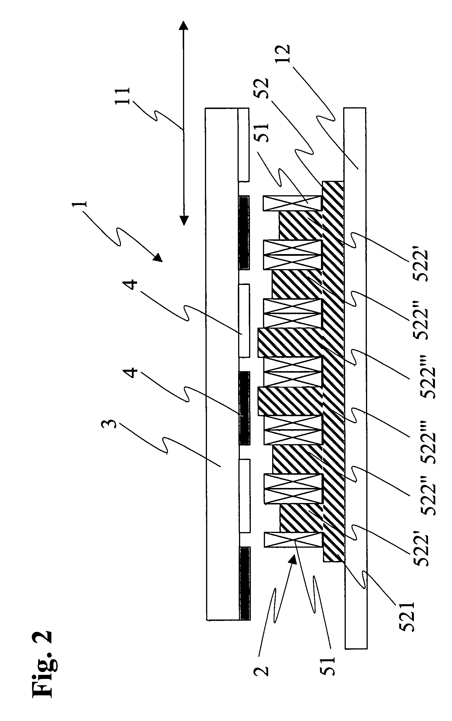 Iron core linear motor having low detent force with high power density