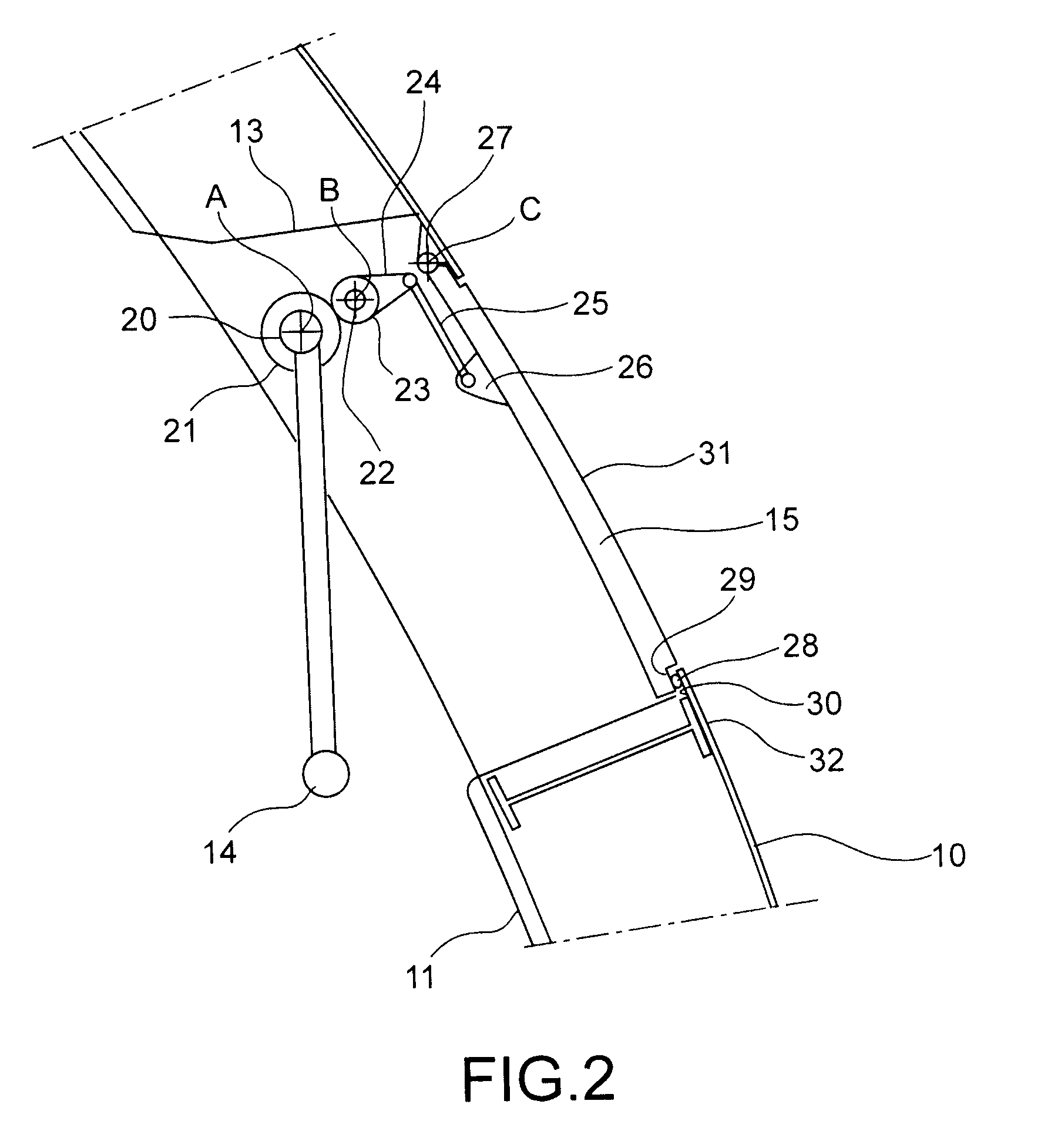 Pressurised aircraft door equipped with a vent flap