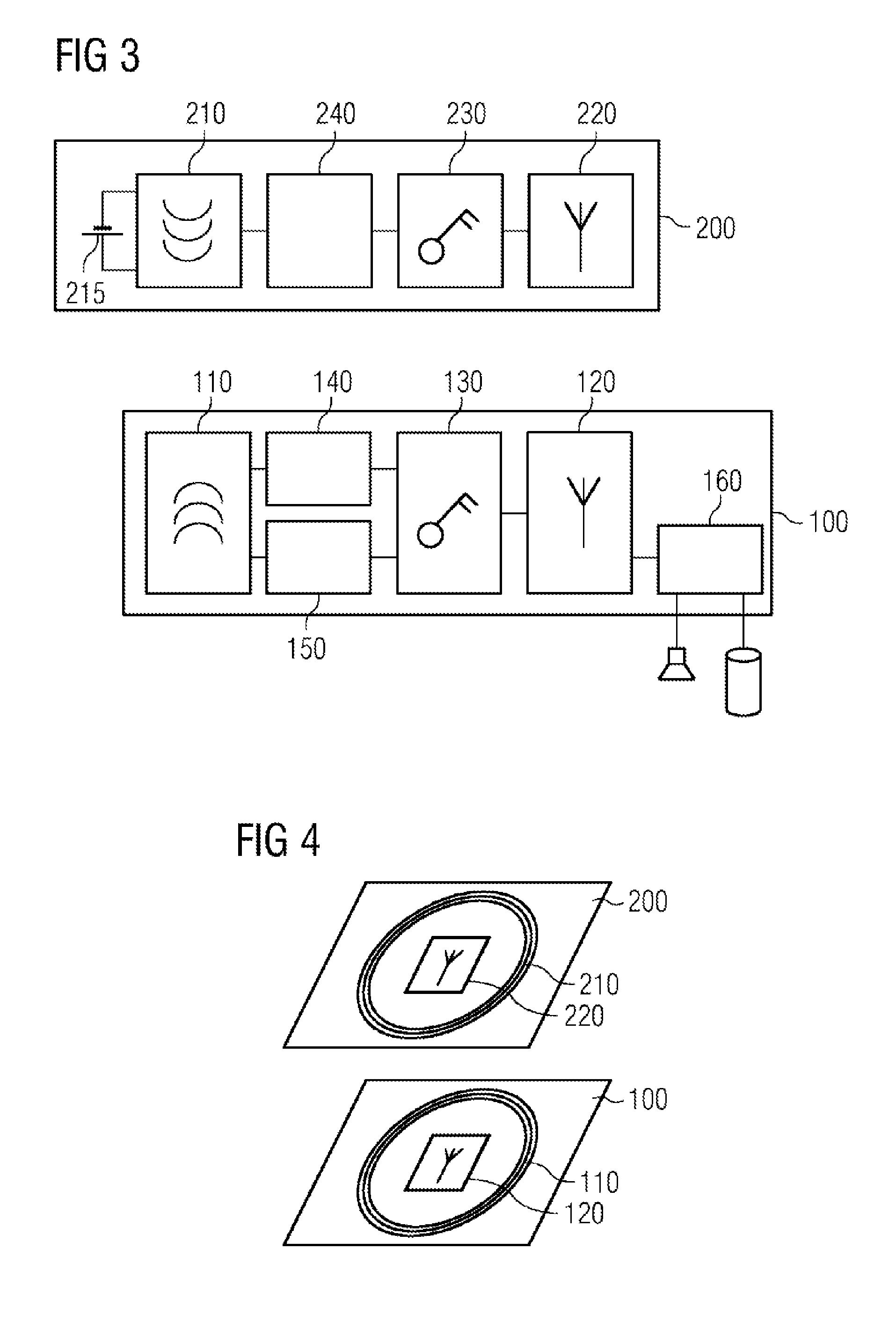 Docking station for a wireless energy and data connection