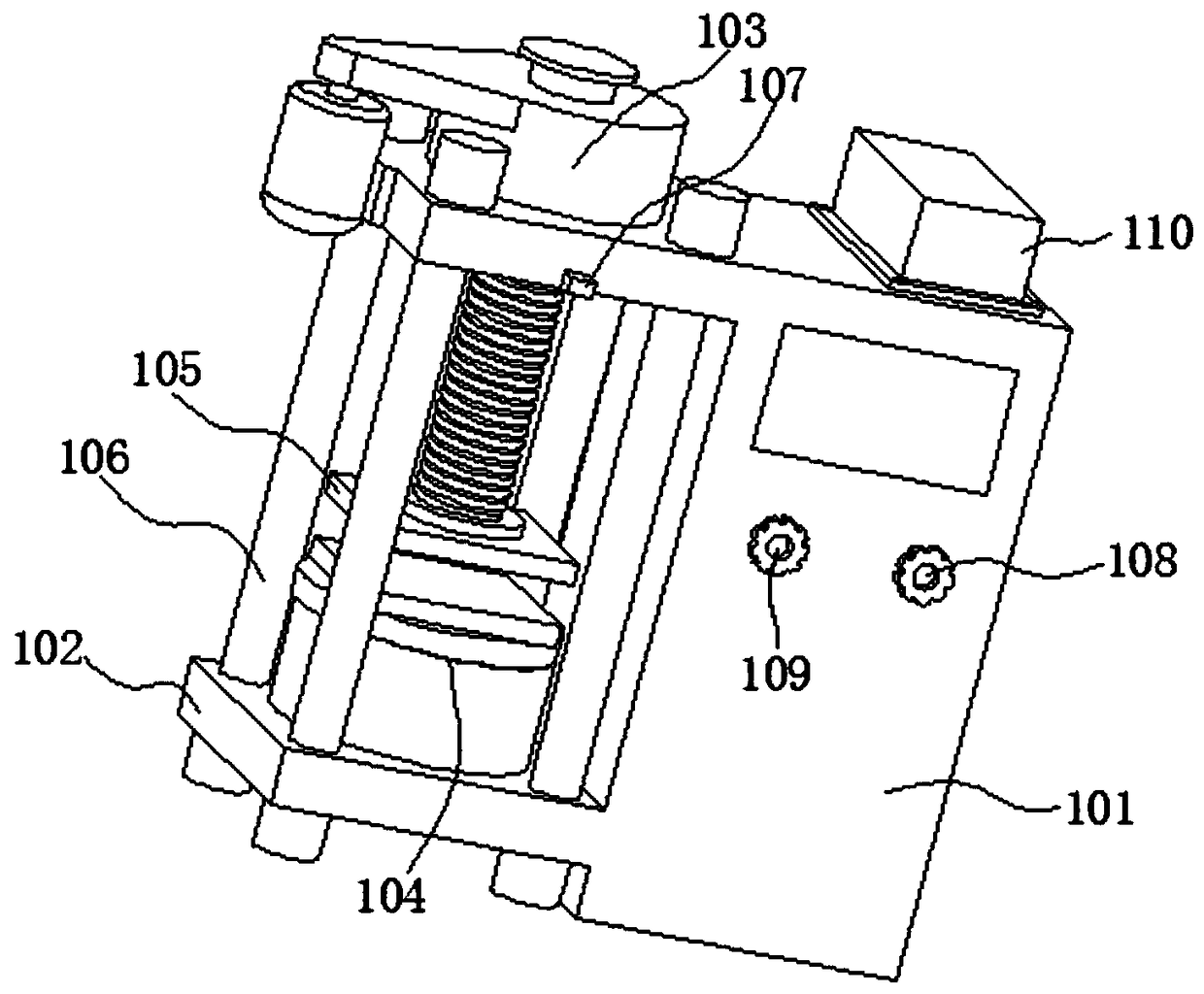 Multifunctional experimental device for prestressed concrete resistance