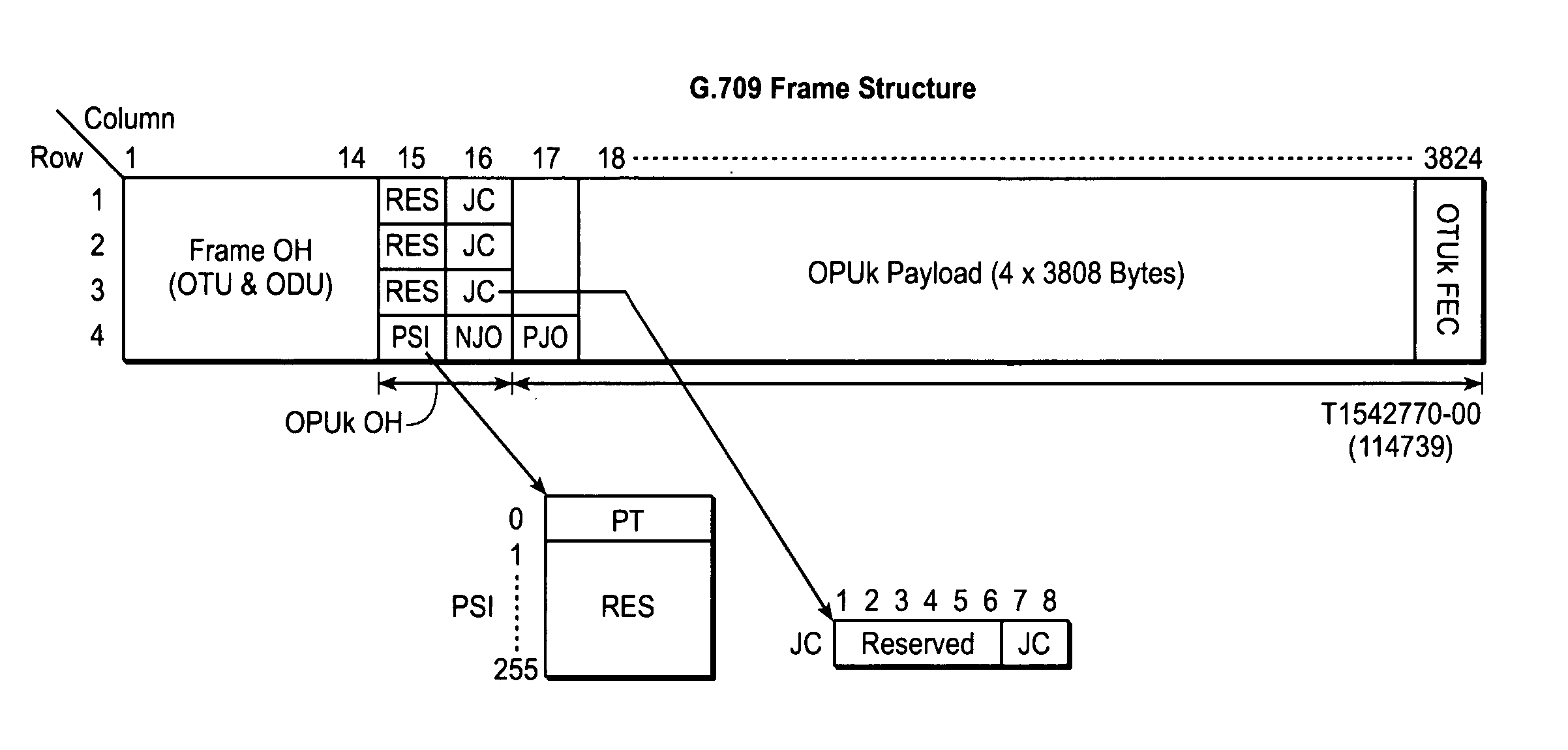 Universal digital framer architecture for transport of client signals of any client payload and format type