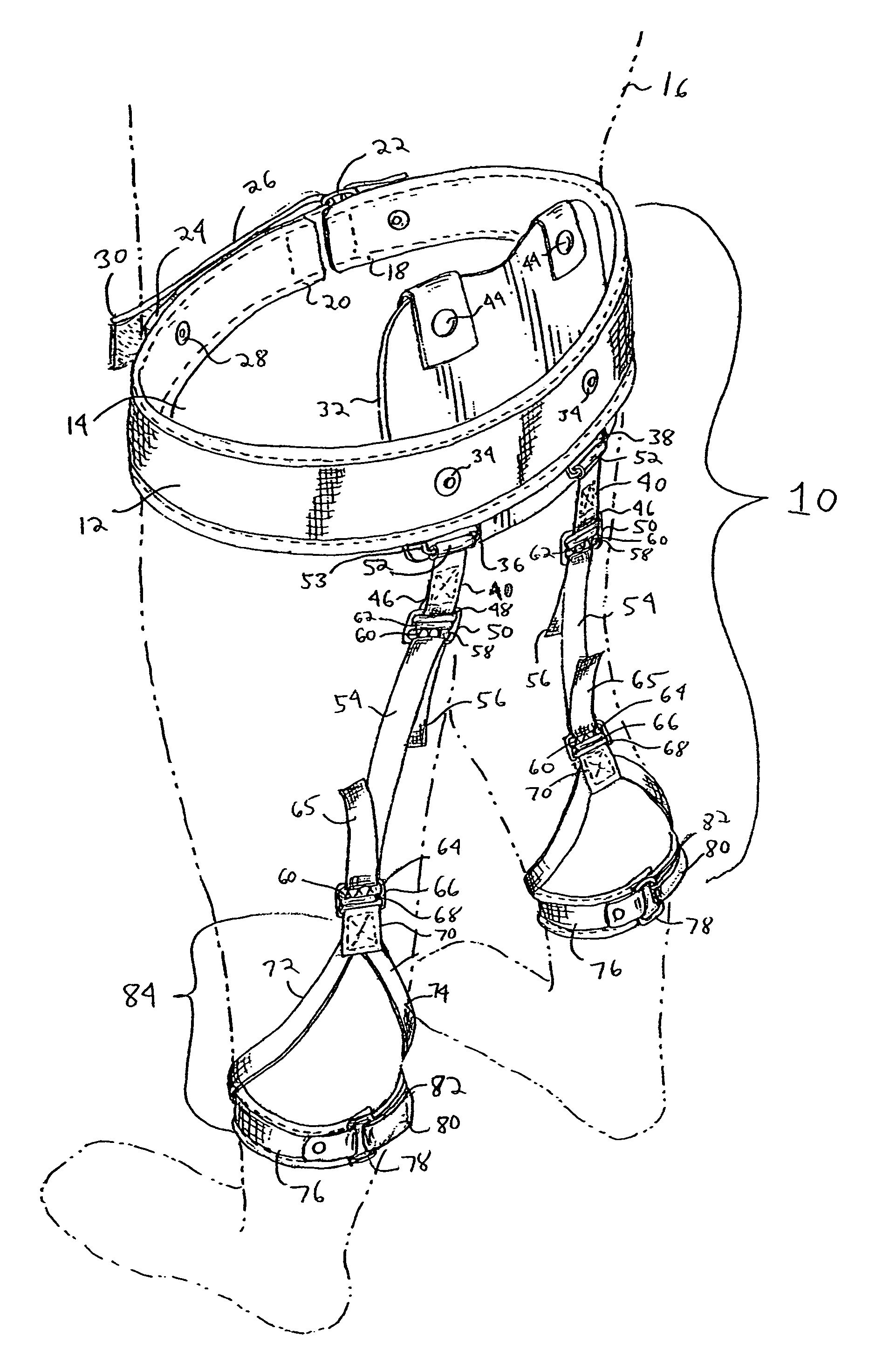 Hip flexion assist orthosis or hip knee extension assist orthosis