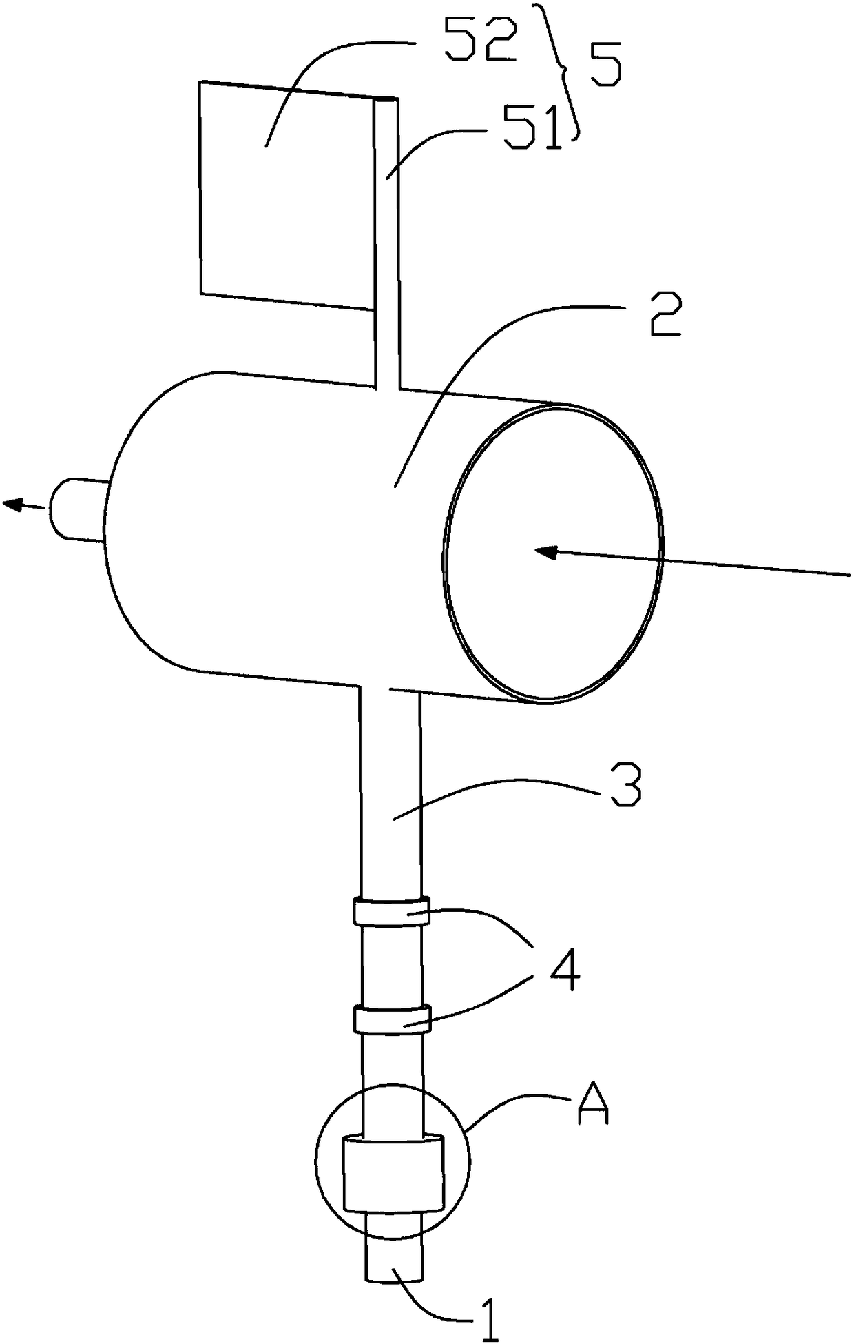 Air pumping system applied to building