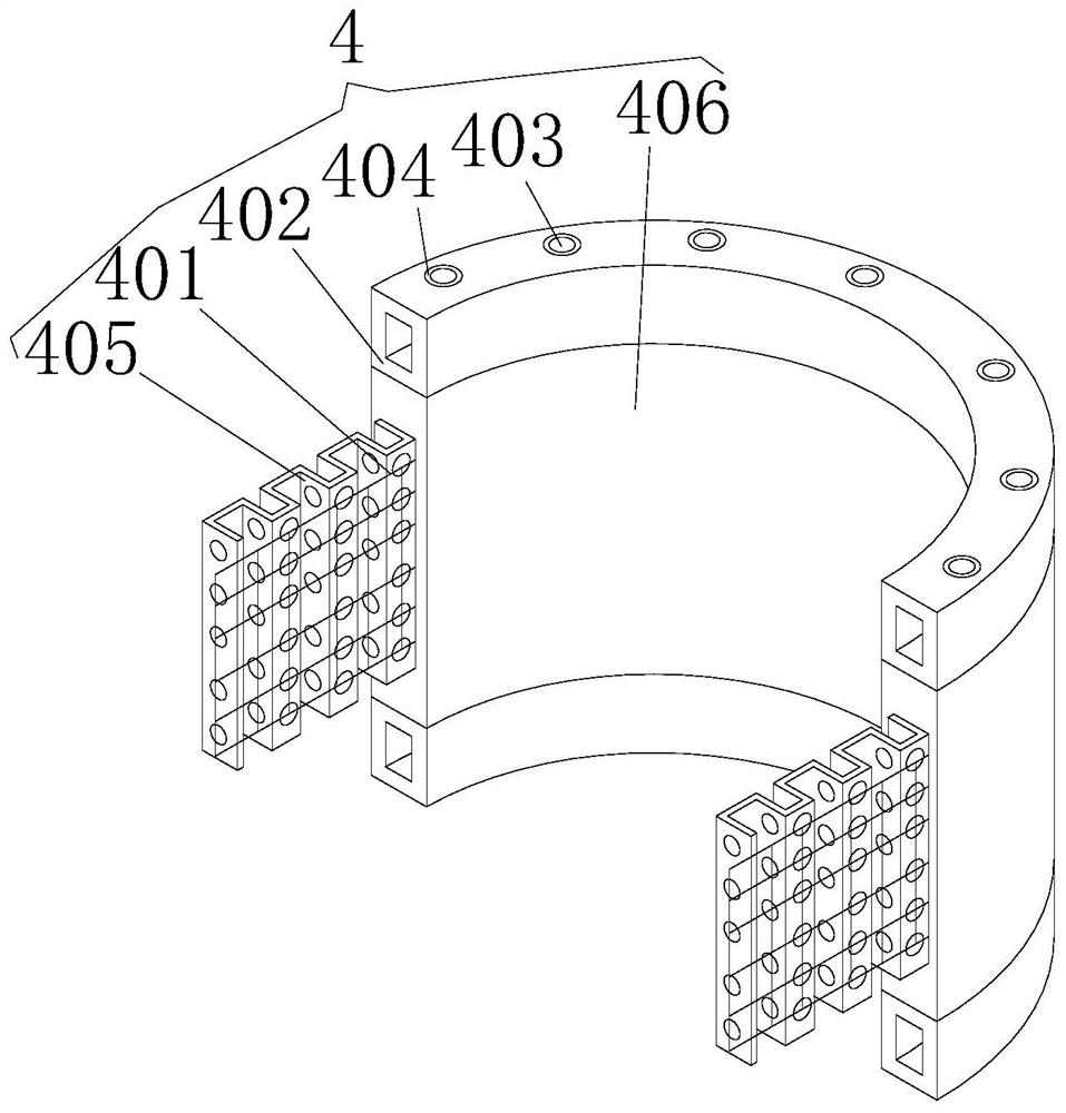 Light steel concrete prestress combined type wind power tower drum section and wind power tower thereof