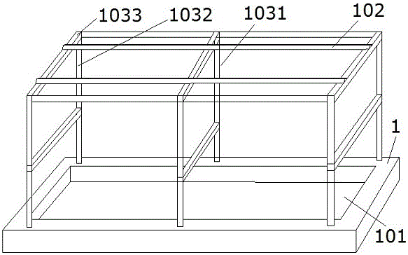 Mobile seedbed capable of being used for three-dimensional planting