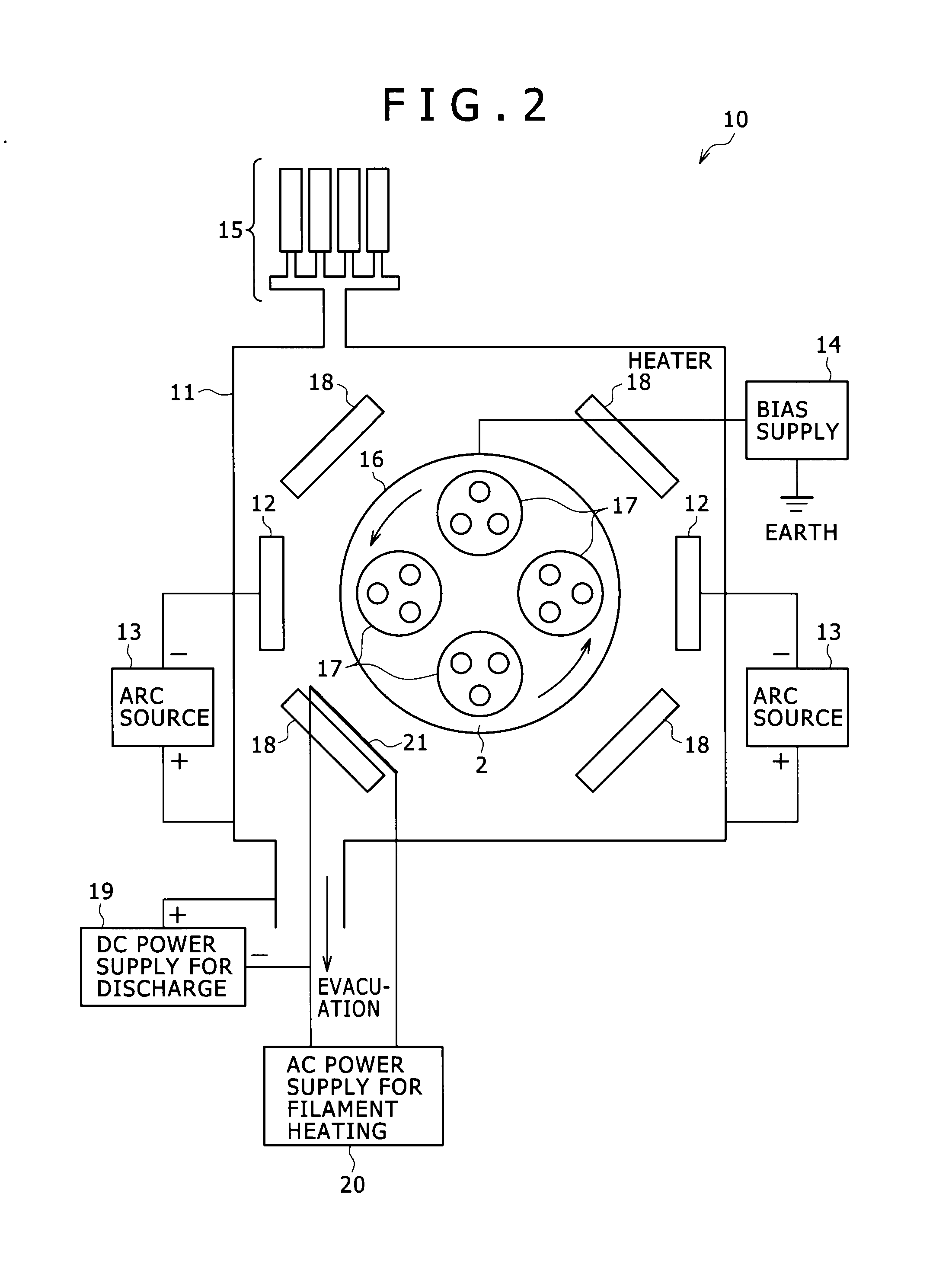 Hard-coating-coated member, tool, and target