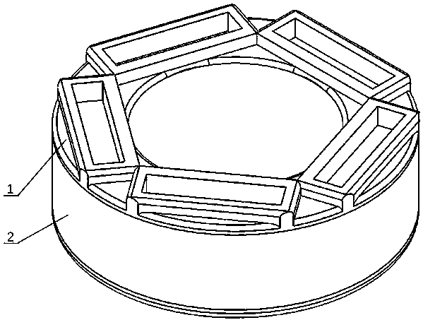 Grinding device and method for producing semitransparent BGO scintillation crystal material