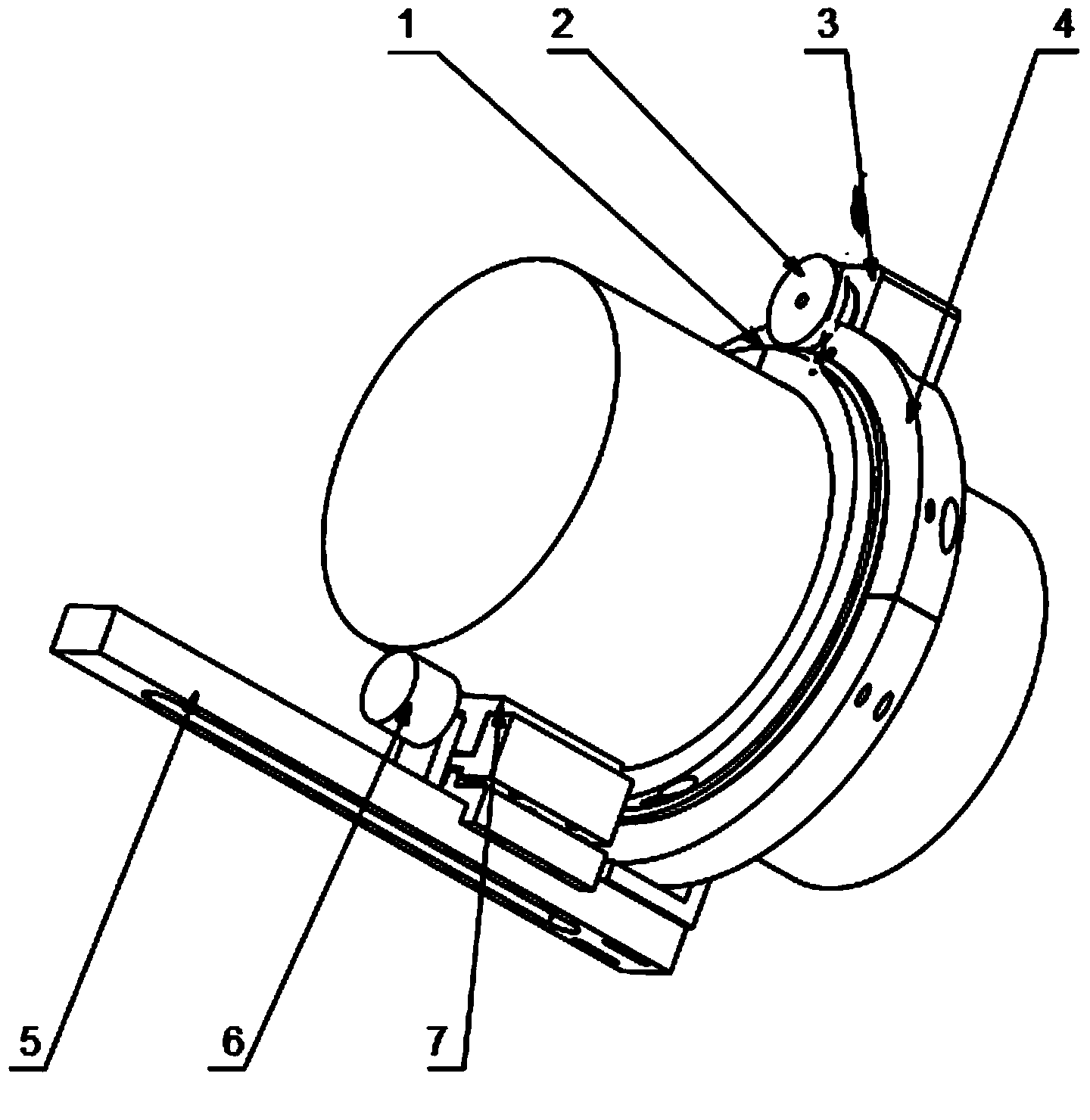 Device and method for automatic circumferential ultrasonic detection of joint of polyolefin composite tube