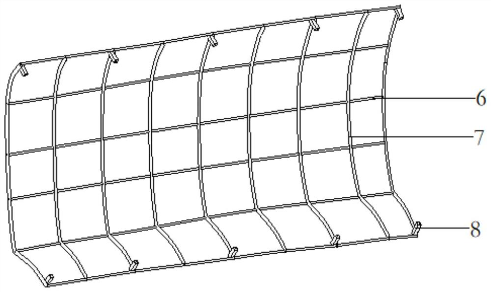 A positioning assembly for installing a sculpture panel and an installation method for the sculpture panel