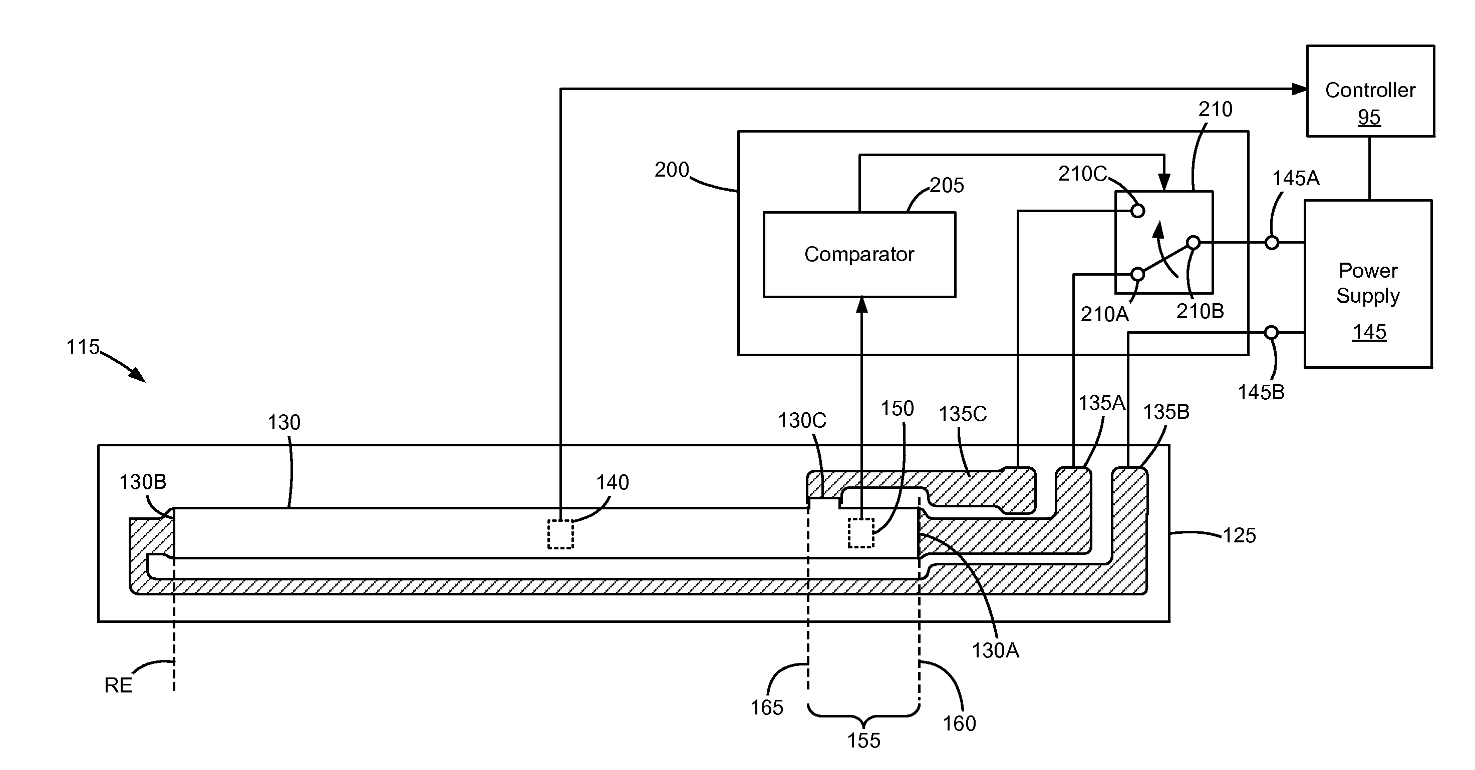 Fuser Assembly with Automatic Media Width Sensing and Thermal Compensation