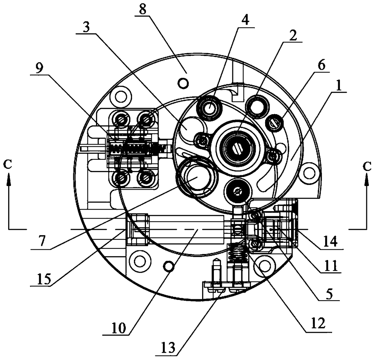 A Memory Alloy Inertia Composite Rotor Type Isolation Mechanism