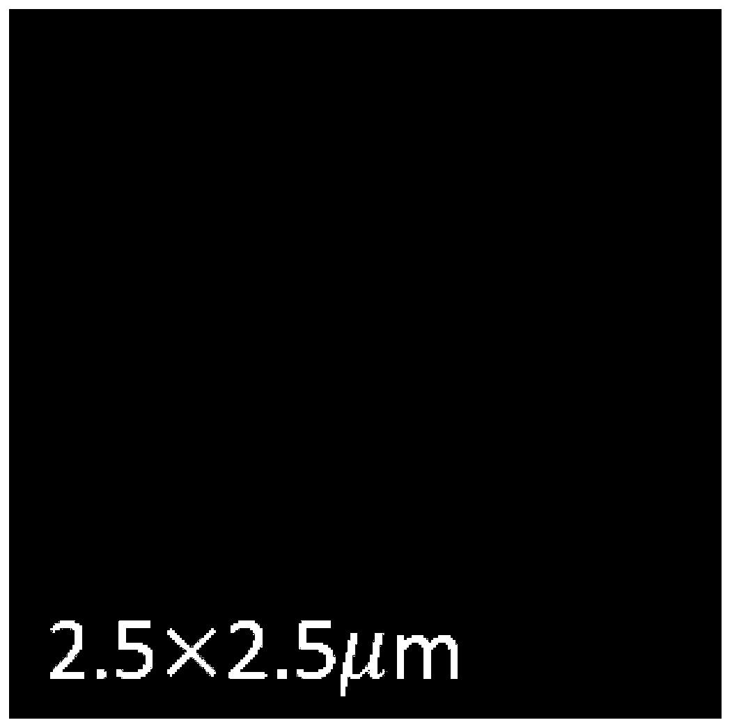 Preparation method of molybdenum sulfide two-dimensional material growing on Sappire substrate