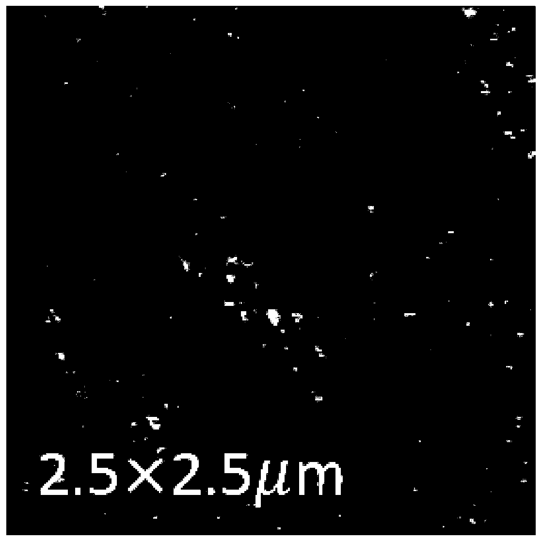 Preparation method of molybdenum sulfide two-dimensional material growing on Sappire substrate