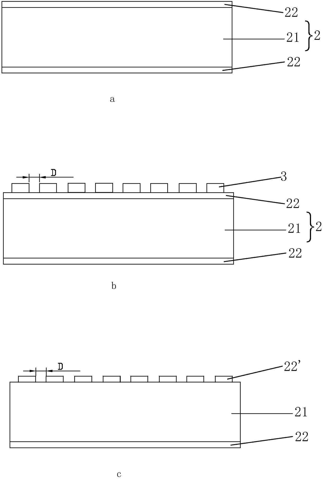 Touch screen manufacturing technology capable of improving etch marks