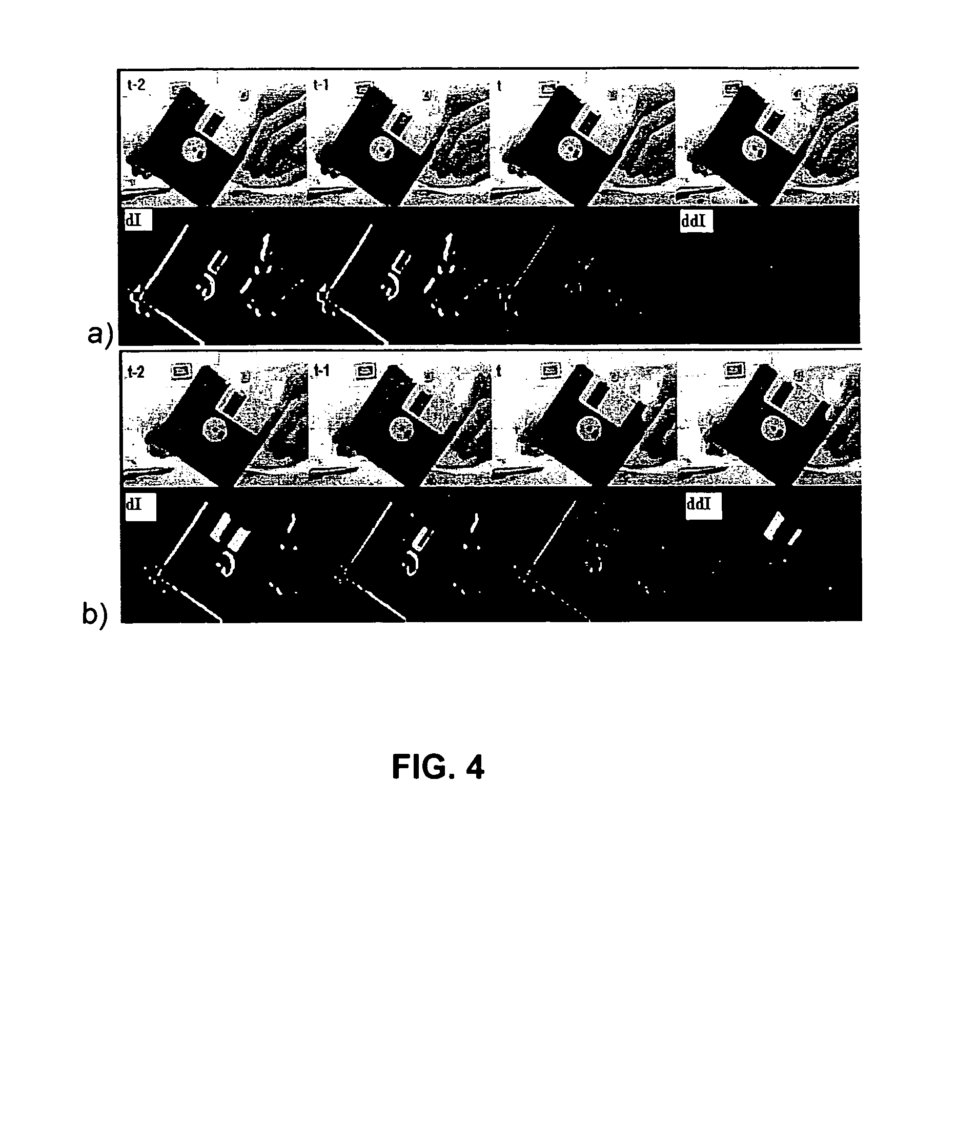 Second order change detection in video