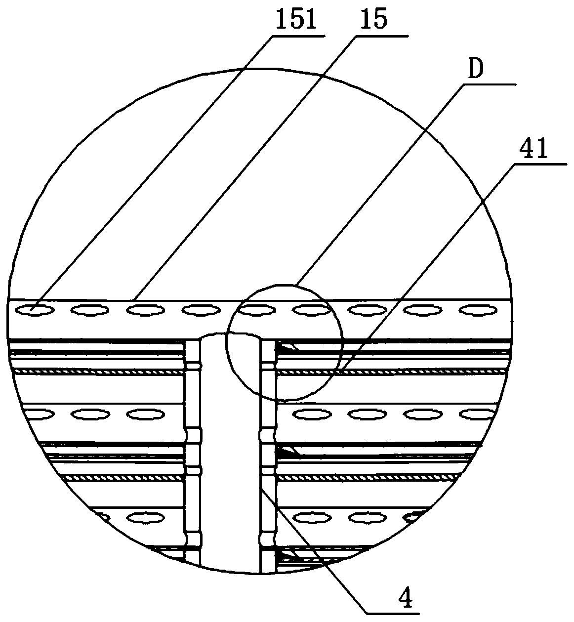 Horizontal-type steam turbine condenser