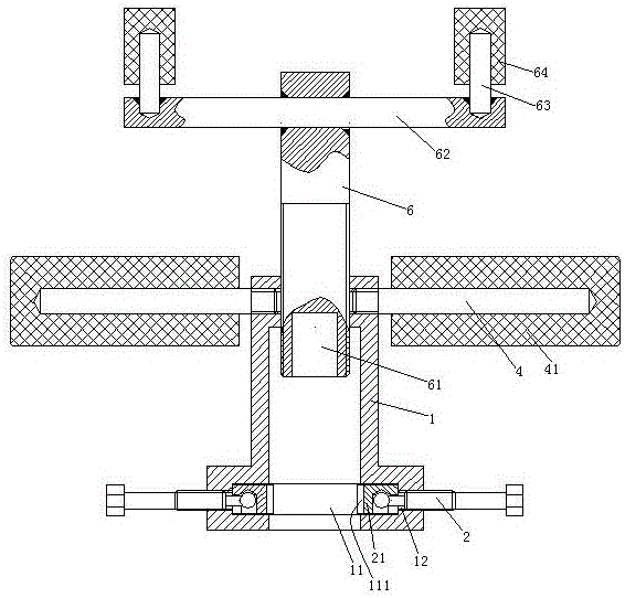 Transmission front assembly detachment tool which is used for remanufacturing of automatic transmission and provided with handle