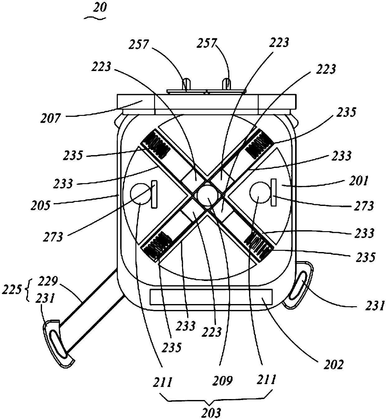 Portable refrigerating device