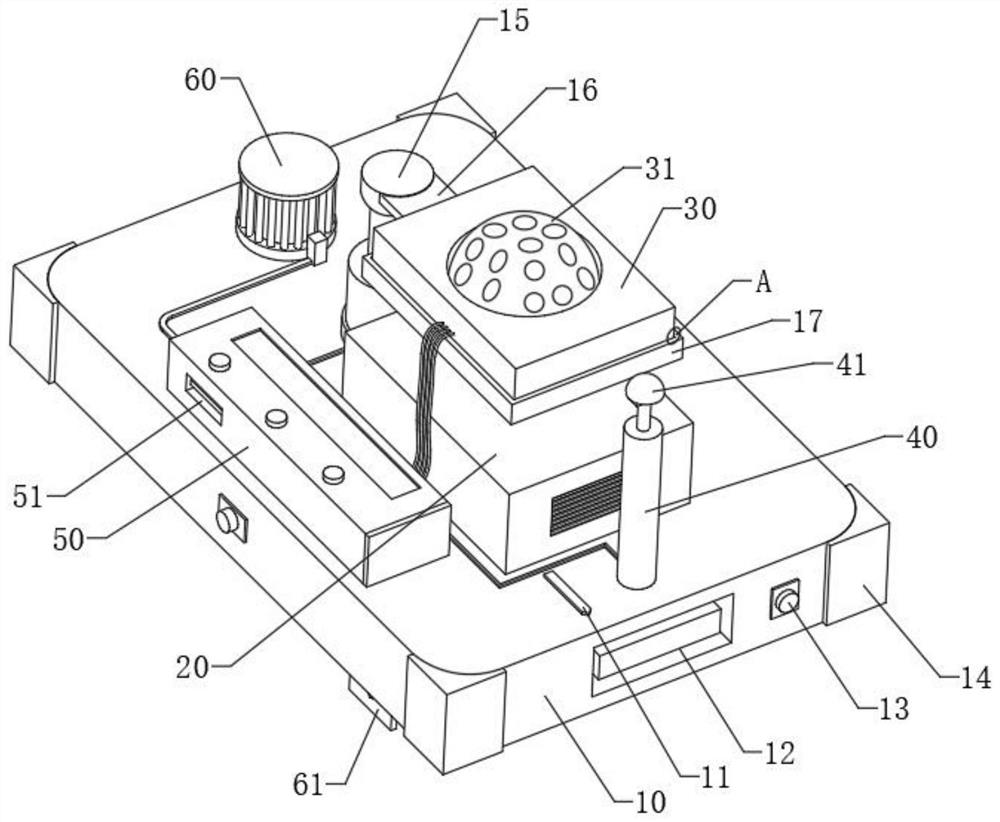 Environment monitoring device based on big data