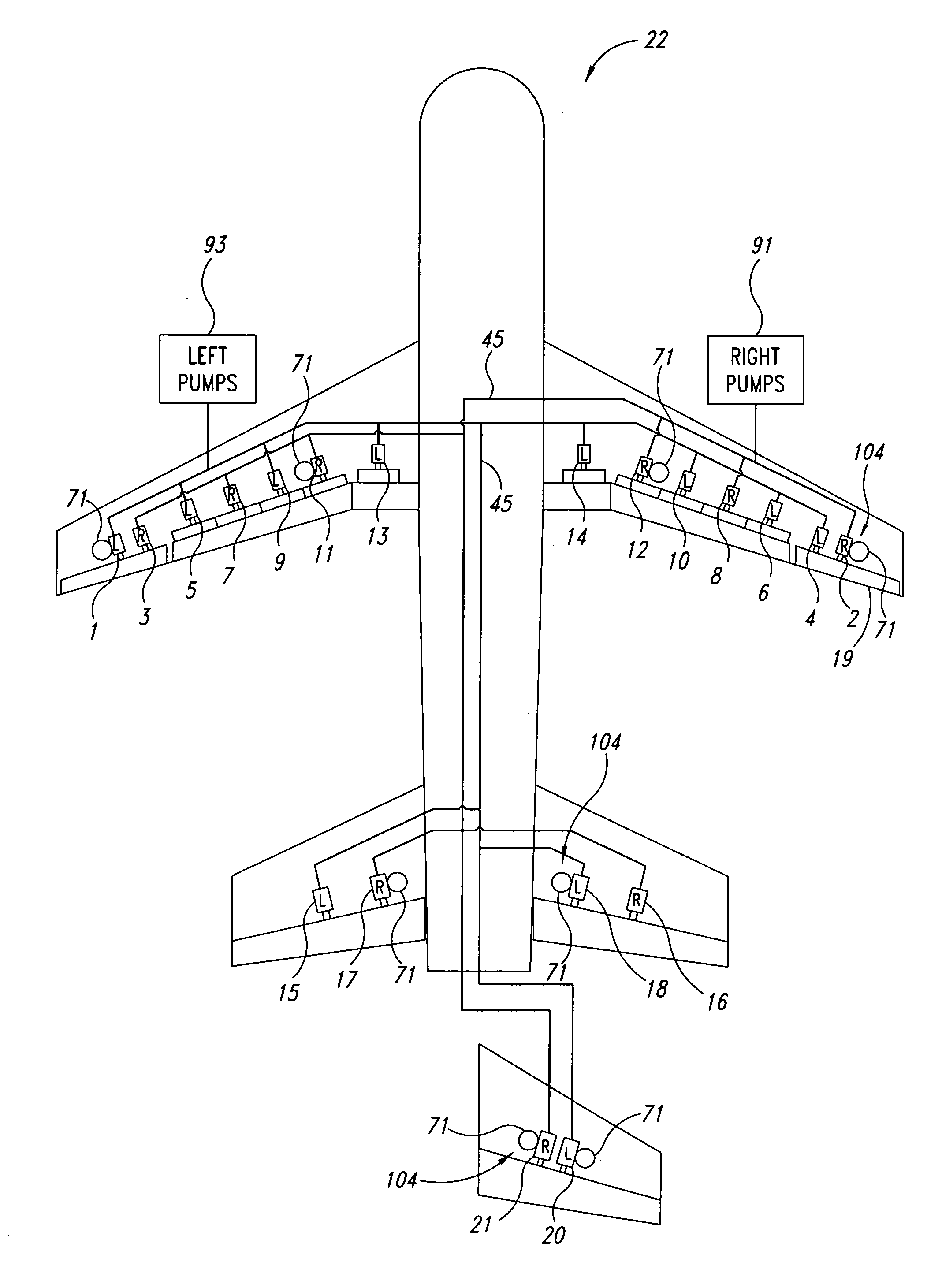 Local backup hydraulic actuator for aircraft control systems