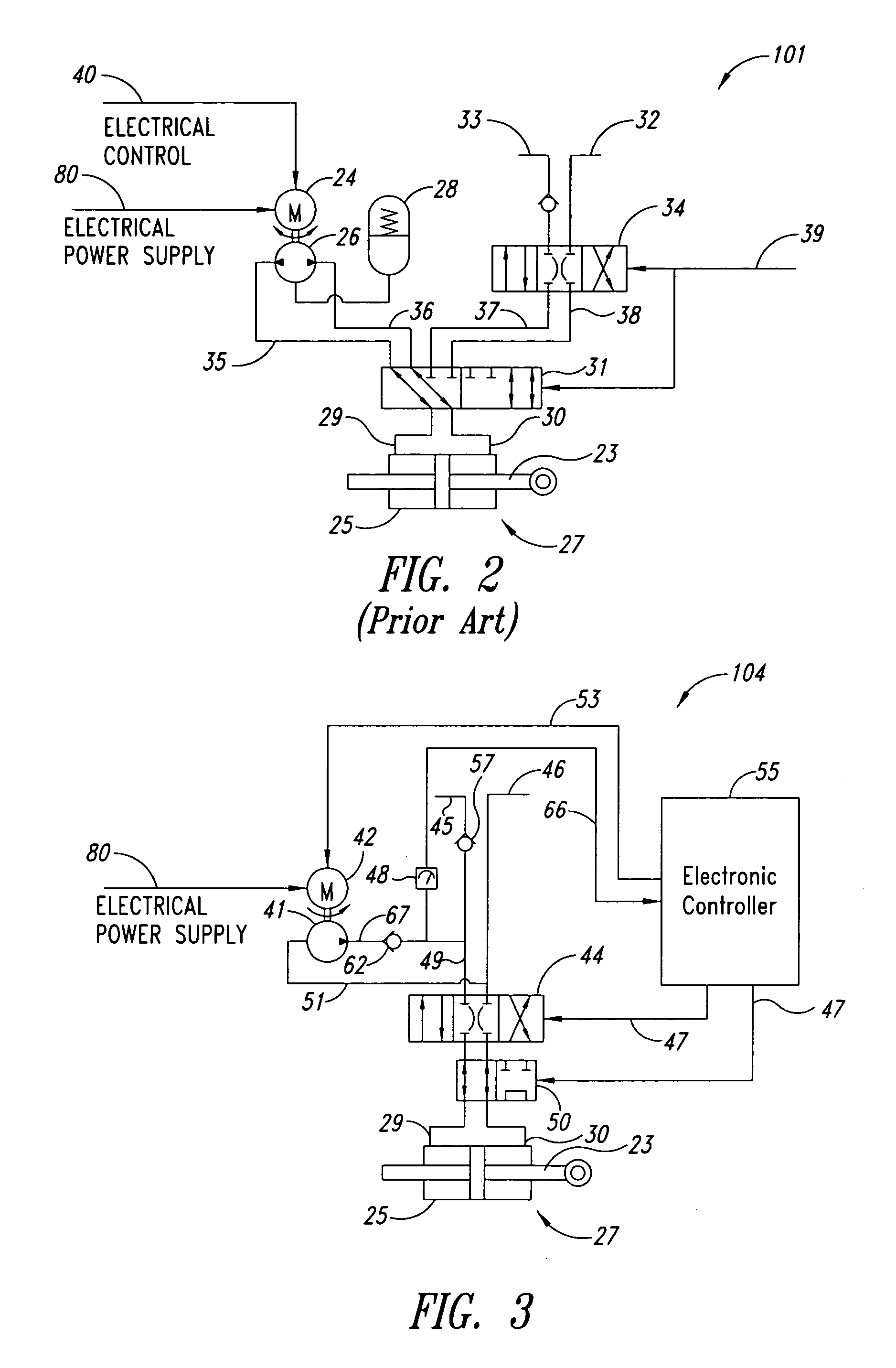 Local backup hydraulic actuator for aircraft control systems