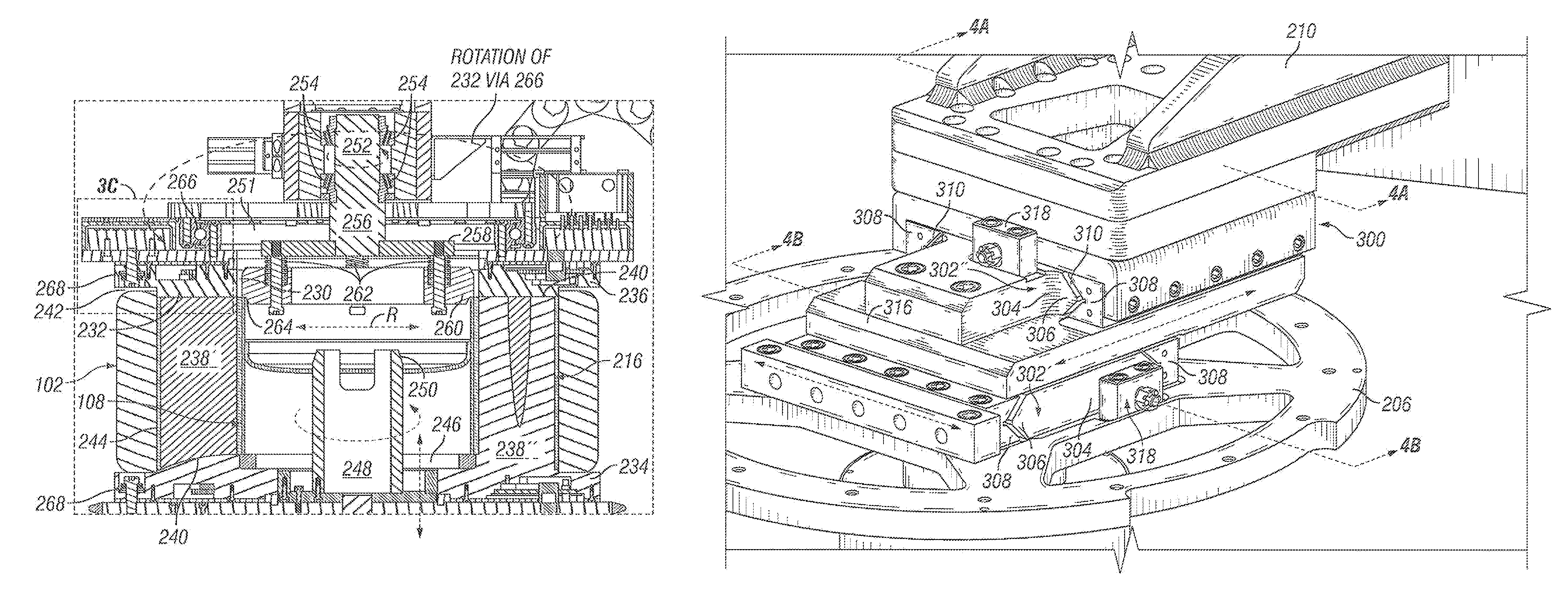 Apparatus for casting a non-pneumatic tire having a floating mold alignment mechanism