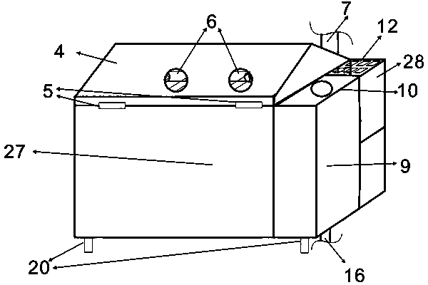 Accelerated corrosion test device capable of simulating marine atmospheric environment