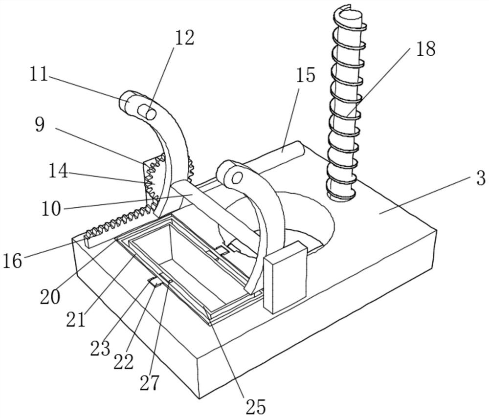 Assembled type solar cell panel mounting bracket convenient for adjusting inclination angle