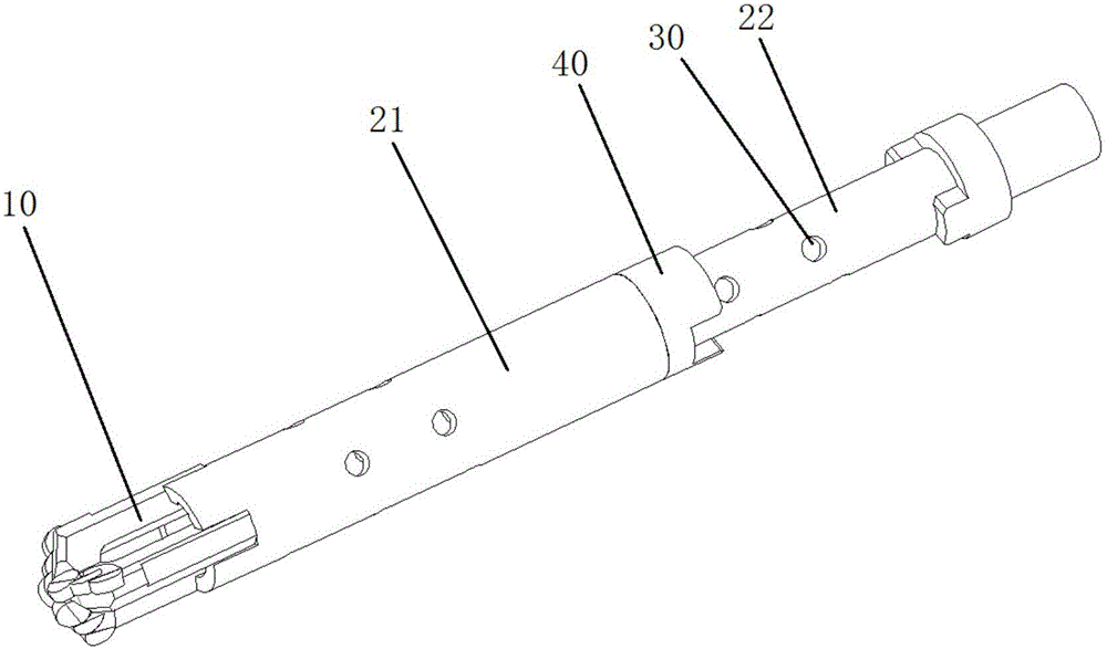 Disposable telescopic drilling tool used for fire preventing and extinguishing grouting in underground coal mine