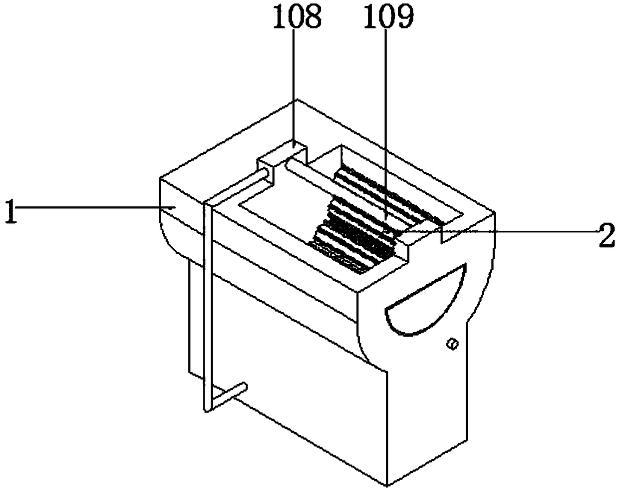 High efficiency energy saving potato cleaning device