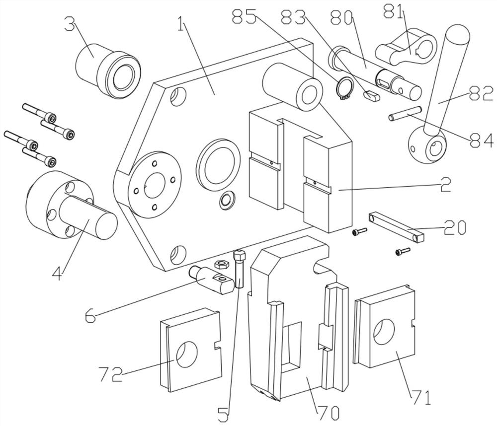 A jig for broaching two small holes of a lifting lug