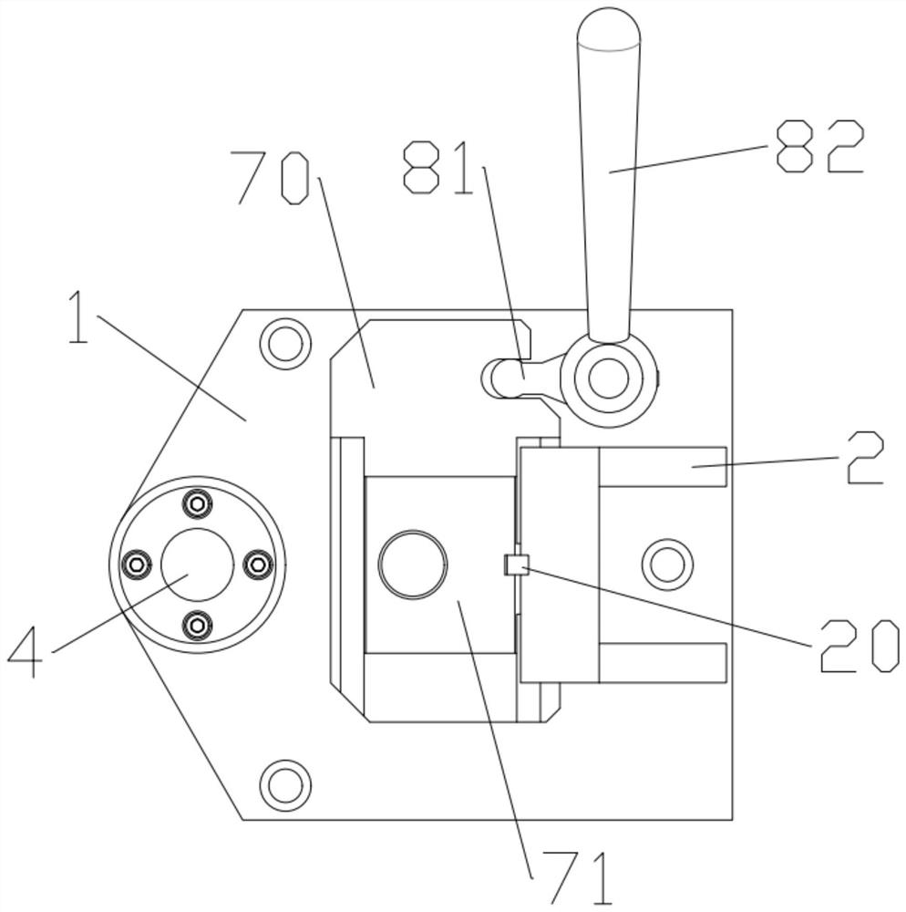 A jig for broaching two small holes of a lifting lug