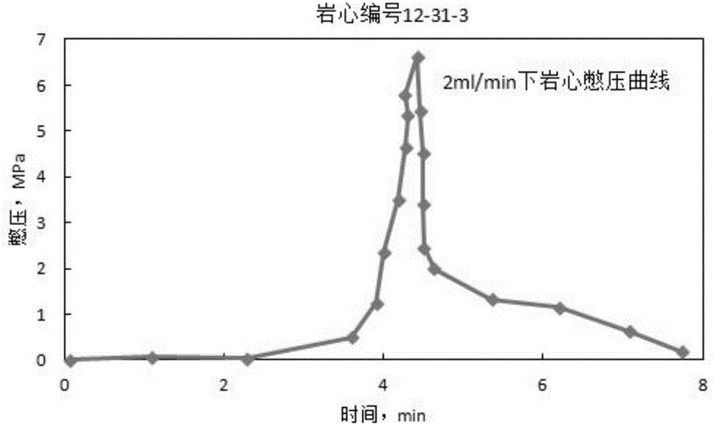 Casting method of epoxy resin covered rock core