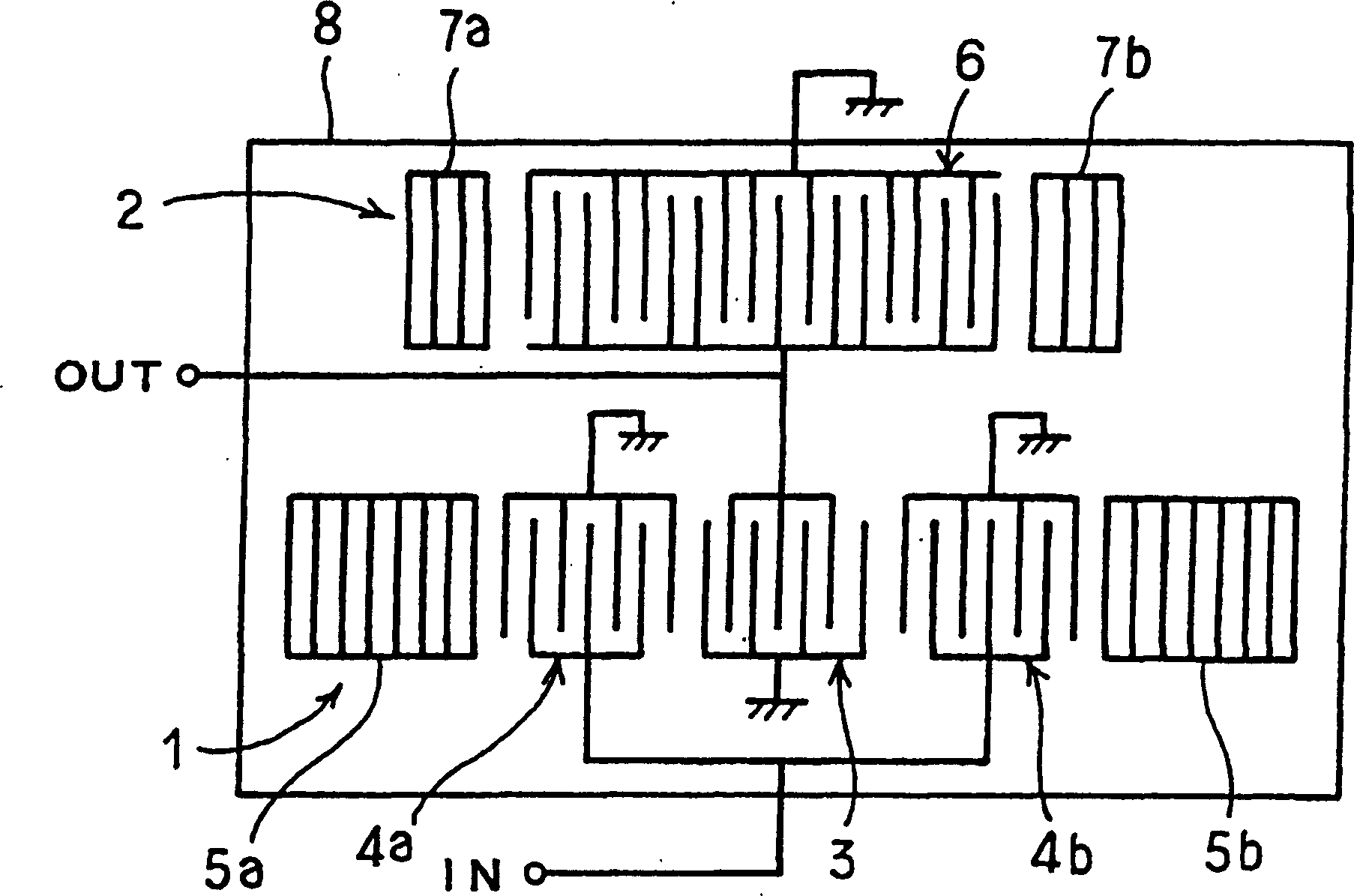 Surface acoustic wave resonator, combined surface acoustic wave filter and surface acoustic wave filter