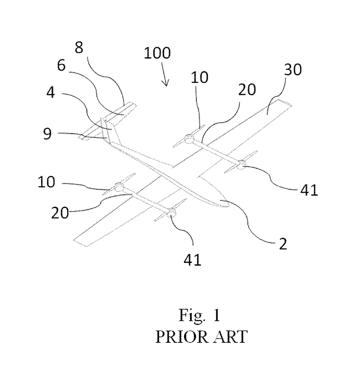 Aircraft vertical stabilizer having a lift propeller and the method of using the same