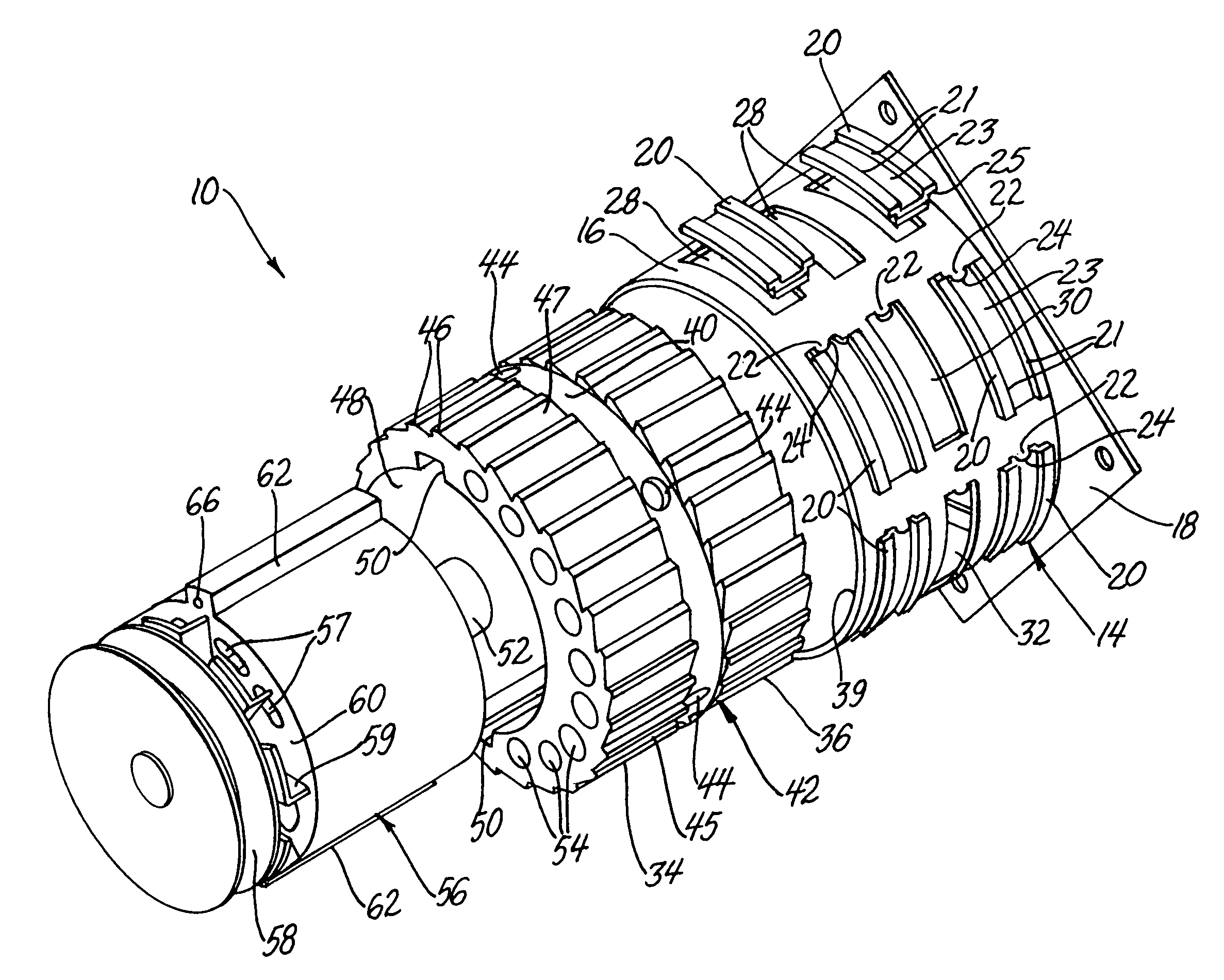 Eccentric mounting and adjustment system for belt driven devices