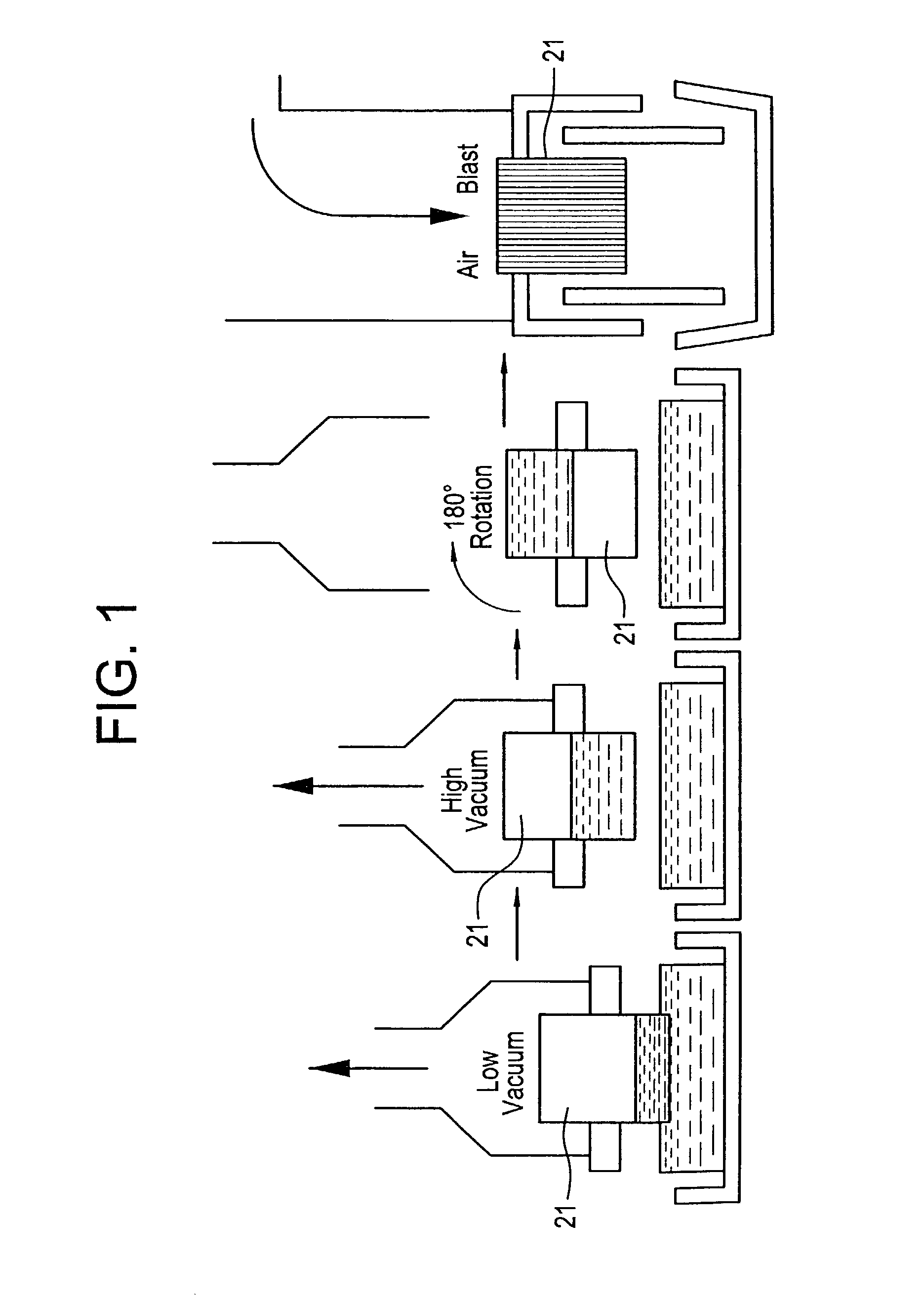 Method for applying a catalyst composition to the interior of a hollow substrate