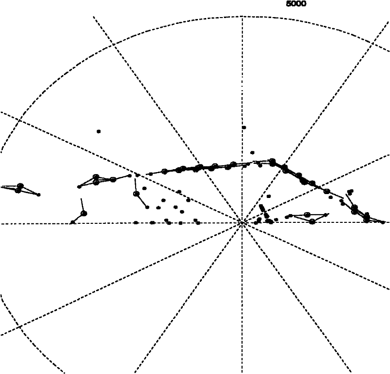 Image processing-based high-tension line identification method