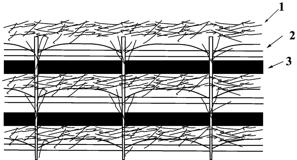 Novel high-heat-conductivity graphene or graphite film/carbon fiber composite material preparation method