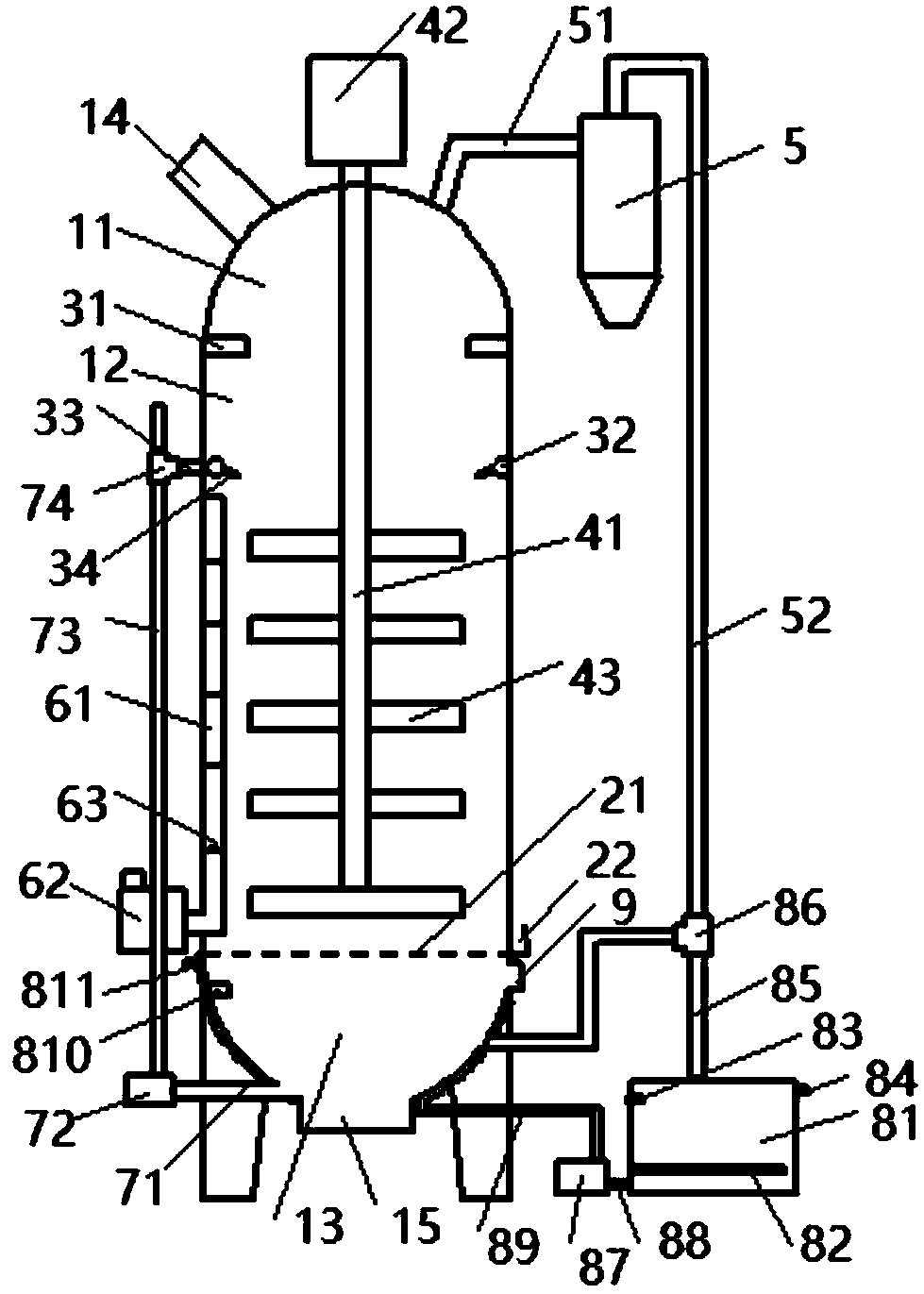 Organic fertilizer fermentation device