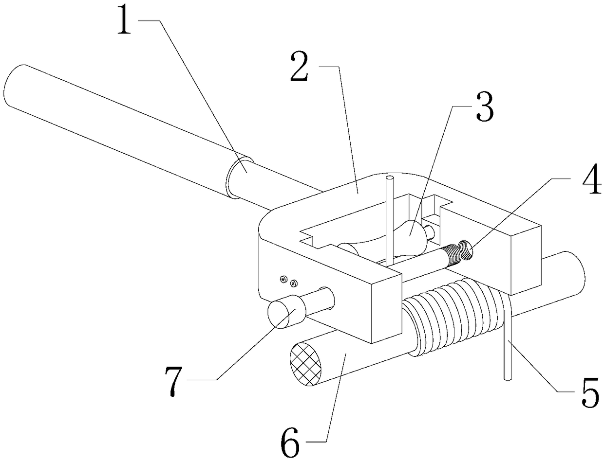 Pole guy winding device