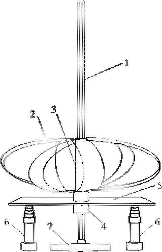 Wind driven generator for ship