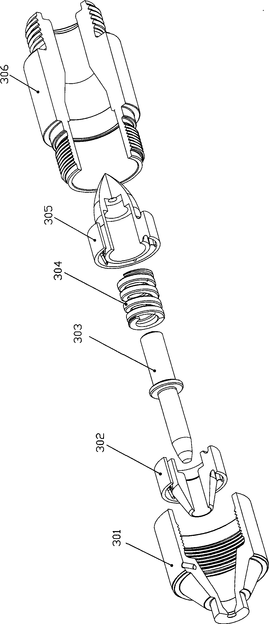 Passive pin valve