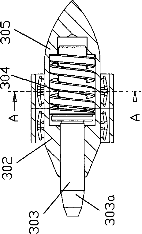 Passive pin valve