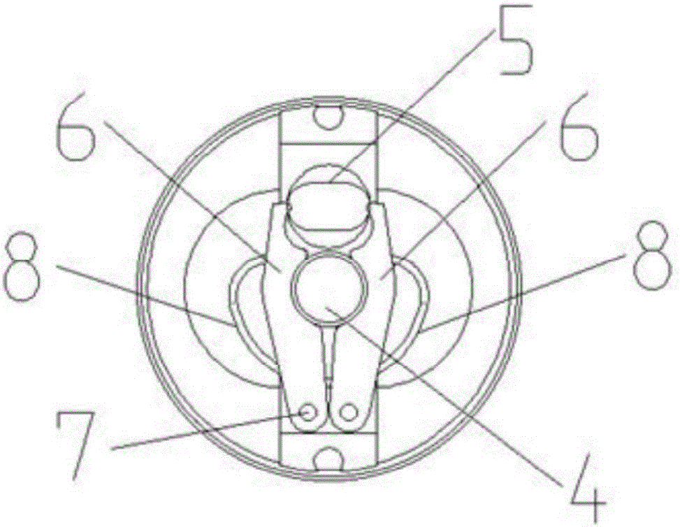 Parachute throwing device for unmanned aerial vehicle and unmanned aerial vehicle