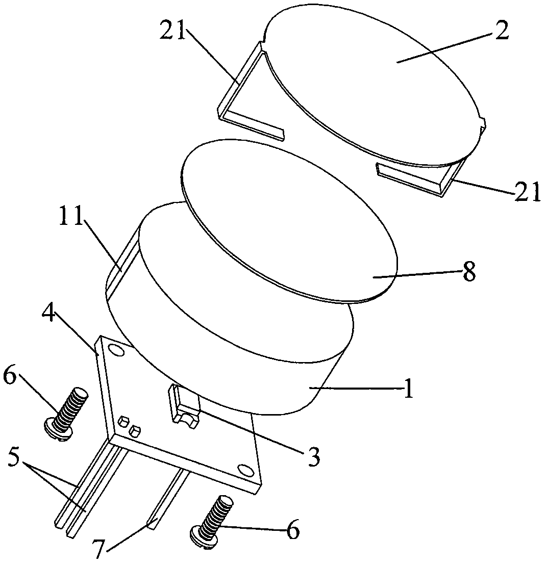 Capacitor type touch switch