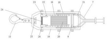 Marine safety fixing device with self-locking function