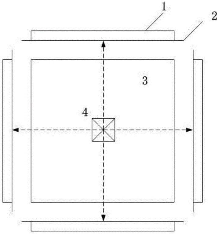 Four-path gas component measurement pyroelectric infrared detector