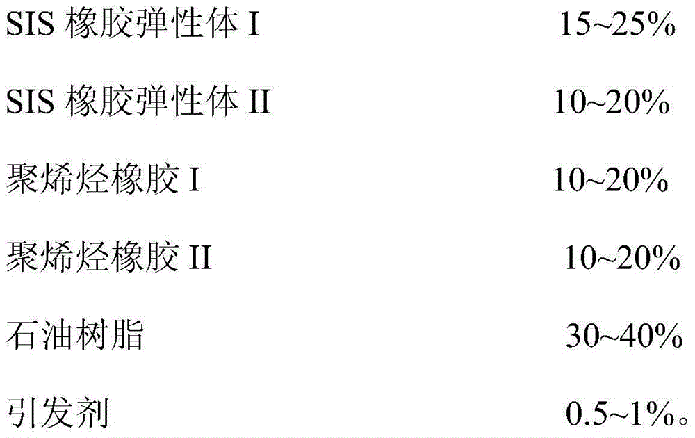 Double sticky tape for lithium battery and preparation method for double sticky tape